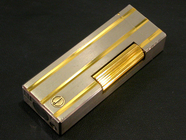 ダンヒル Dunhill ライター ガスライター ゴールド ローラー - タバコ
