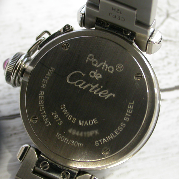 【来店買取】Cartier カルティエ ミスパシャ 2973 ピンク文字盤 シルバー クオーツ 電池 腕時計の買取り | 貴金属・ダイヤモンド