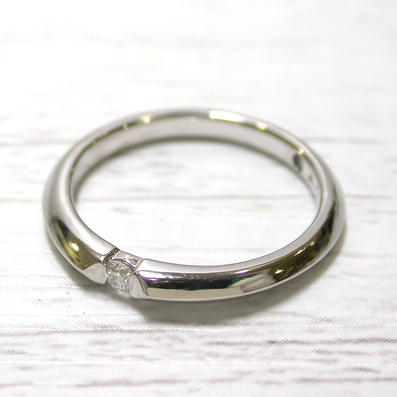 Pt900プラチナ純度90％ ダイヤモンド0.33ct リング 蔵出し品 指輪